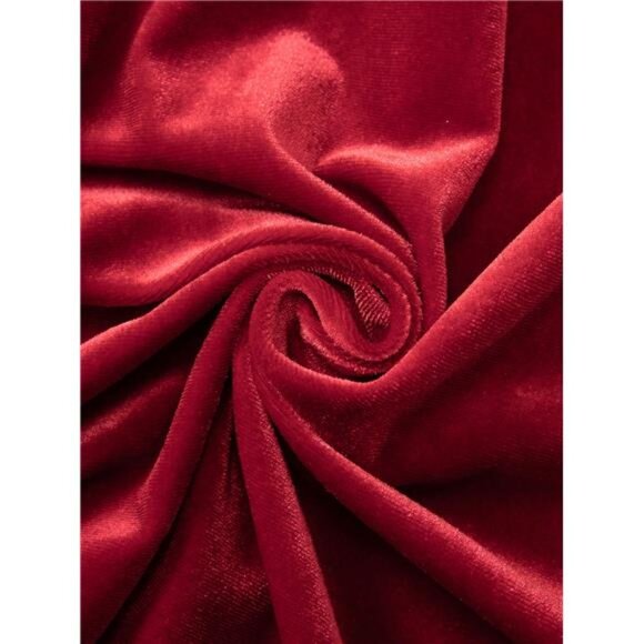 Halter Mermaid Double Straps Velvet Max Dresses Peach